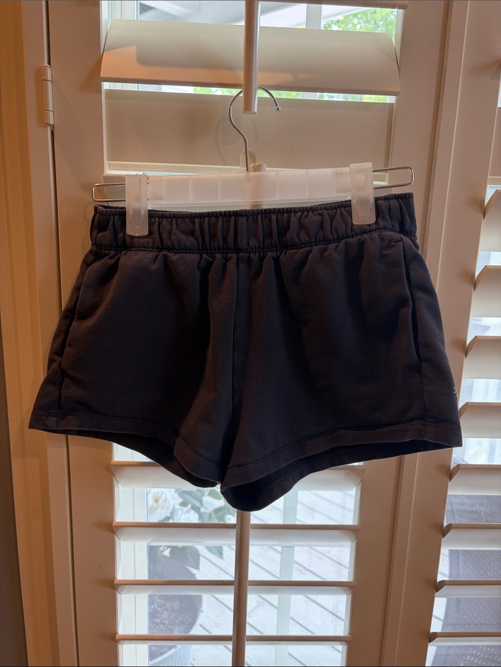 Athleta Navy Elastic-Waist Girls' Athletic Shorts